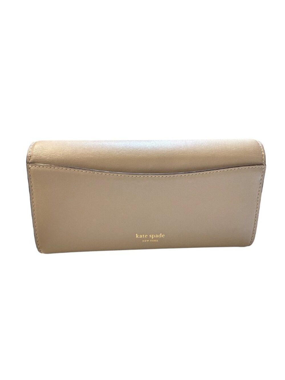 Kate Spade Dakota Flap Continental Wallet~Taupe with Gold Accents~P7 41 - Picture 8 of 9